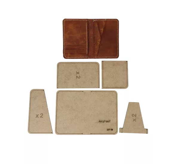 6 Bölmeli Kartlık Şablonu 5 Parça Kalıp Aft08