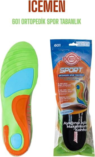 ICEMEN 601 Sport Tabanlık, Spor Tabanı, Ayak Desteği Ortapedi Tabanlık