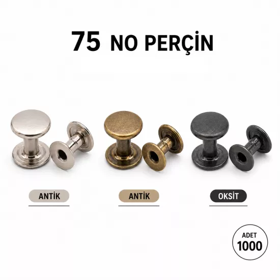 Perçin, Rivet, Toruk 75 no 1000 Adet