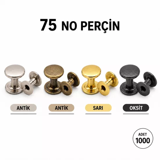 Perçin, Rivet, Toruk 75 no 1000 Adet