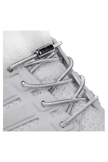 Elastik Vidalı Bağcık Spor Ayakkabı Bağcığı 