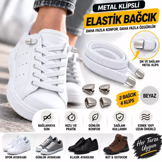 Takbırak Lastikli Ayakkabı Bağcığı, Akıllı Bağcık,