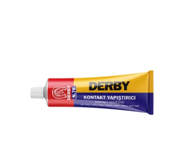 Derby N.78 Kontakt Tüp Yapıştırıcı Deri Hobi 125 gr