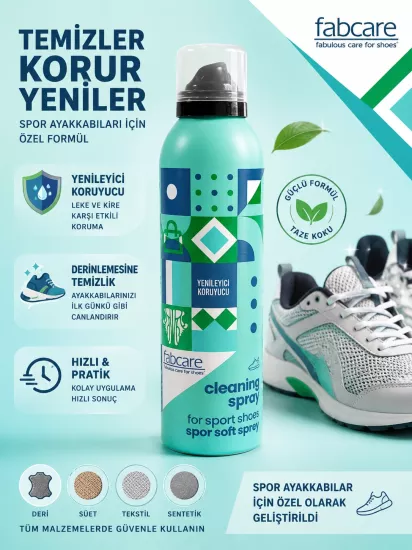 Soft Spor Ayakkabı Temizleyici Sprey 