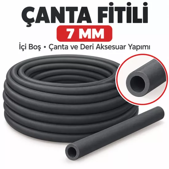 Çanta Sapı Fitili 7 mm 1 mt