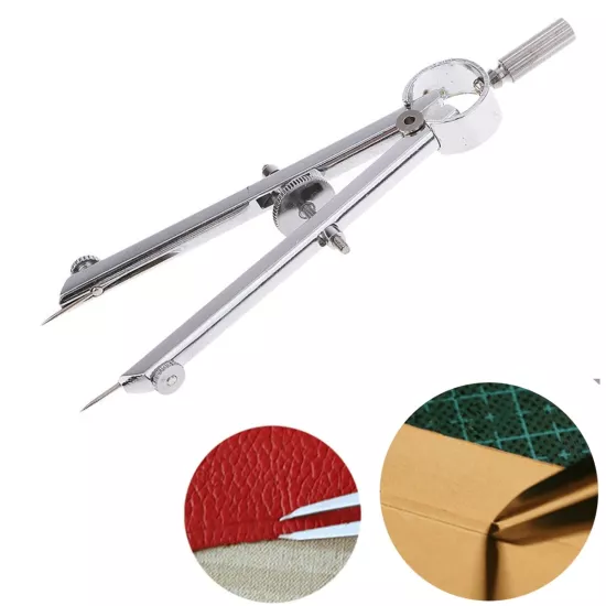 İğne Uçlu Çelik Pergel Hobi Deri Kenarı İşaretleme Deri El Aleti