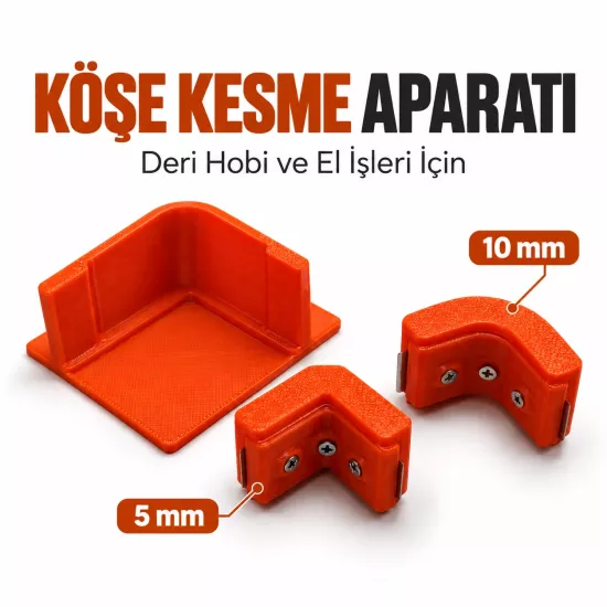 Hobi Deri Kenar Köşe Kesme Aparatı