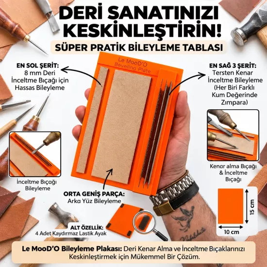 Masat Seti, Kesim Aletleri Bileylemek Için Deri El Aleti