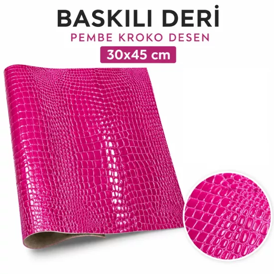 Baskılı Parça Deri 30 x 45 
