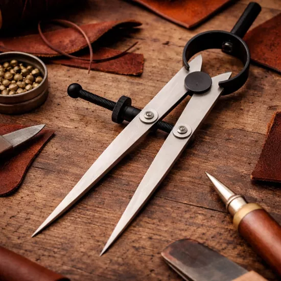 Çelik Pergel Hobi Deri Kenarı Işaretleme