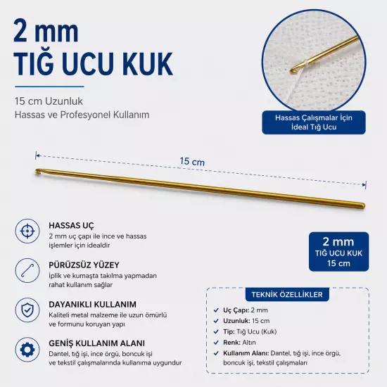 2 mm Tığ