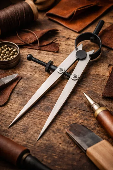 Çelik Pergel Hobi Deri Kenarı Işaretleme