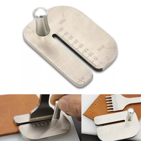 Zımba Sökme Paleti & Köşe Ovalleme Cetveli, Deri Hobi El Aleti