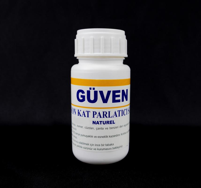 Güven Kimya Ayakkabı Deri Hobi Son Kat Parlatıcı Boya 100 ml ( Naturel )