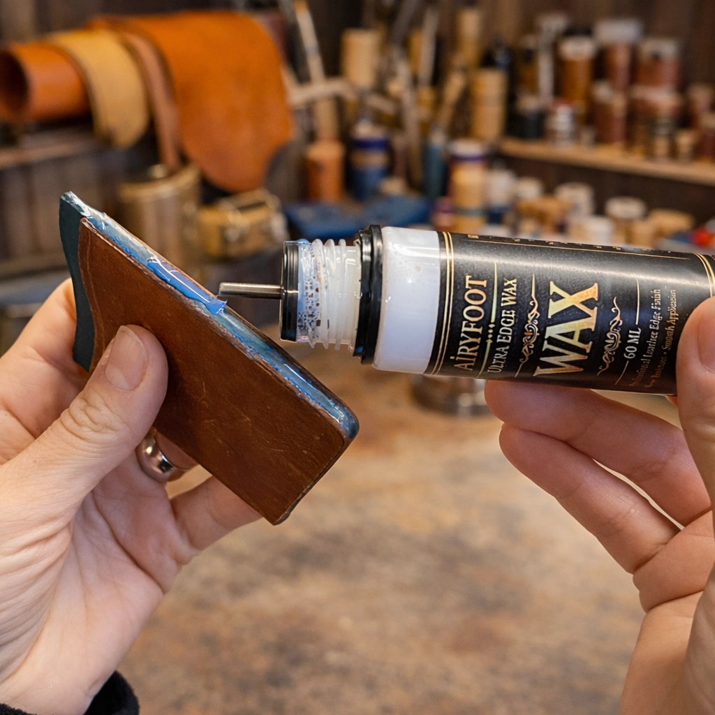 Deri Kenar Sonlandırma ve Parlatma Waxı 60 ml